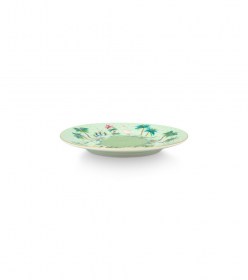 plate-jolie-gold-dots-green-17cm 1